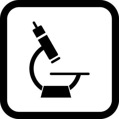 Diseño de iconos de microscopio vector