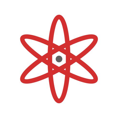 Atom Icon Design vector