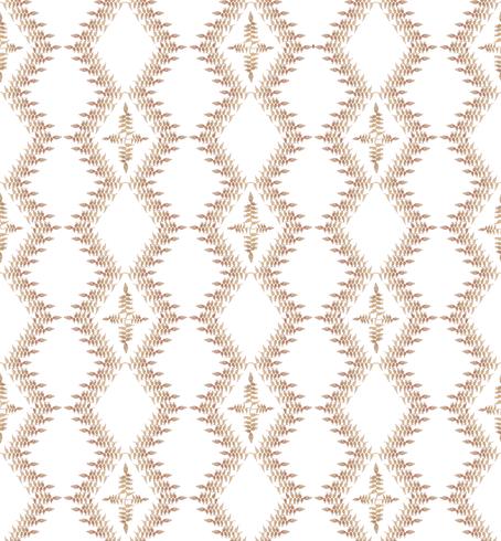 Abstract oriental floral tile pattern. Geometric ornament vector