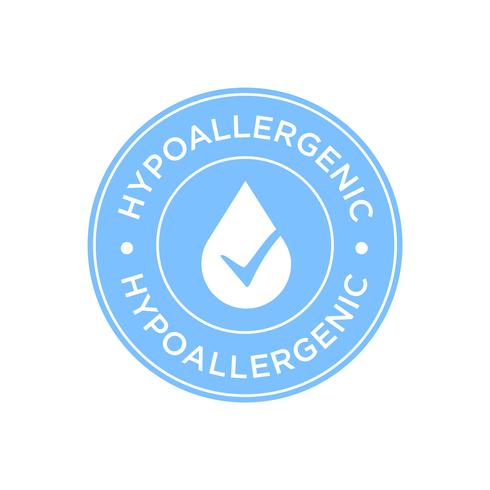 Hypoallergenic  icon vector