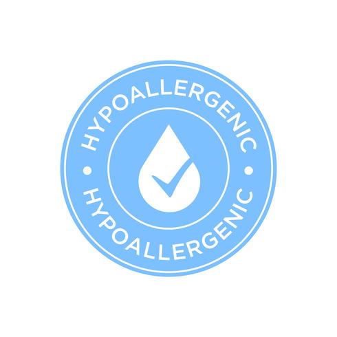 Hypoallergenic  icon vector