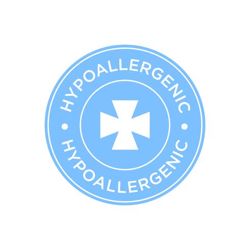 Hypoallergenic  icon vector