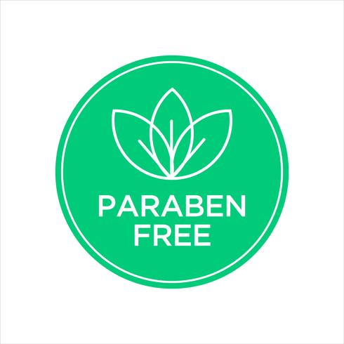 Paraben Free Icon. vector