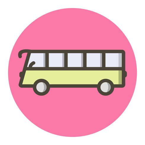 Diseño de ícono de autobús vector