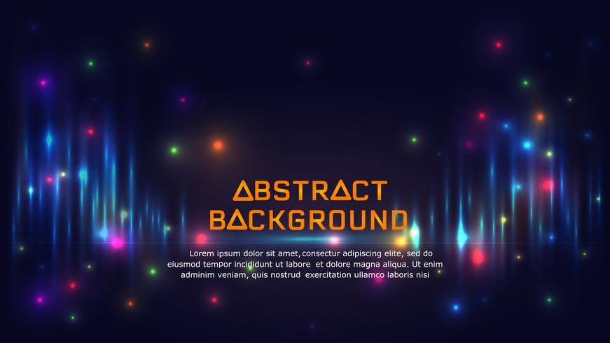 Glowing light background.  vector