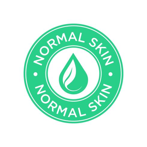 Normal skin icon. vector