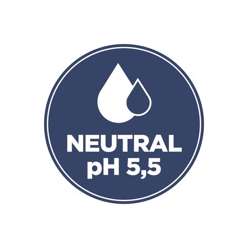 Icono de pH neutro vector