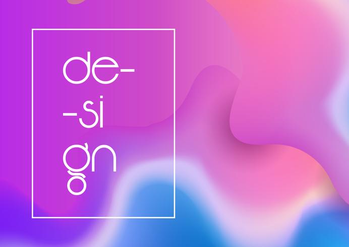 Fondo de diseño de malla de degradado abstracto vector