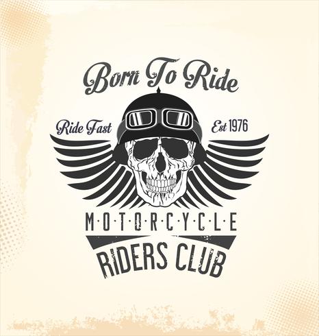 Vintage motorcycle background vector