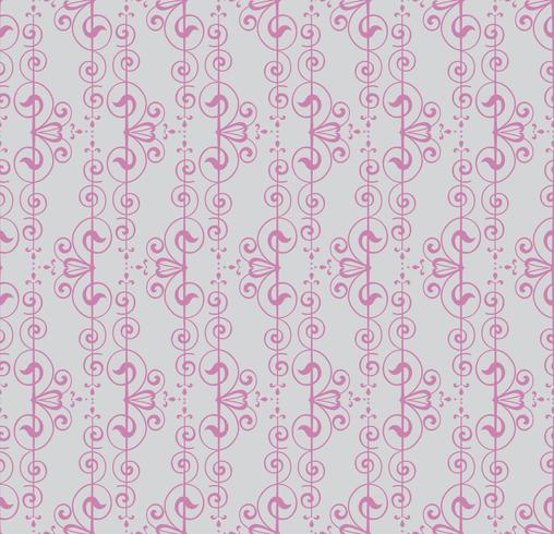 Abstract seamless pattern. Retro swirl line ornament. vector