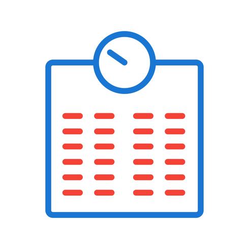Weighting Machine Icon Design vector