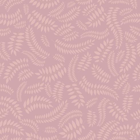 Floral seamless pattern. Leaf background. Flourish ornament with leaves vector