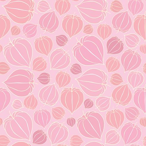 Floral seamless pattern. Fall background. Flourish ornament vector