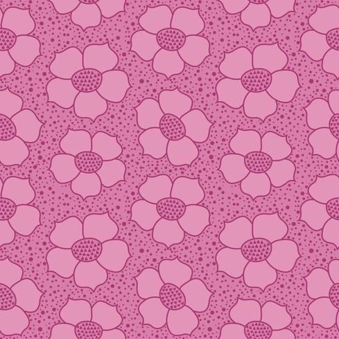 Floral seamless pattern. Flower background. vector