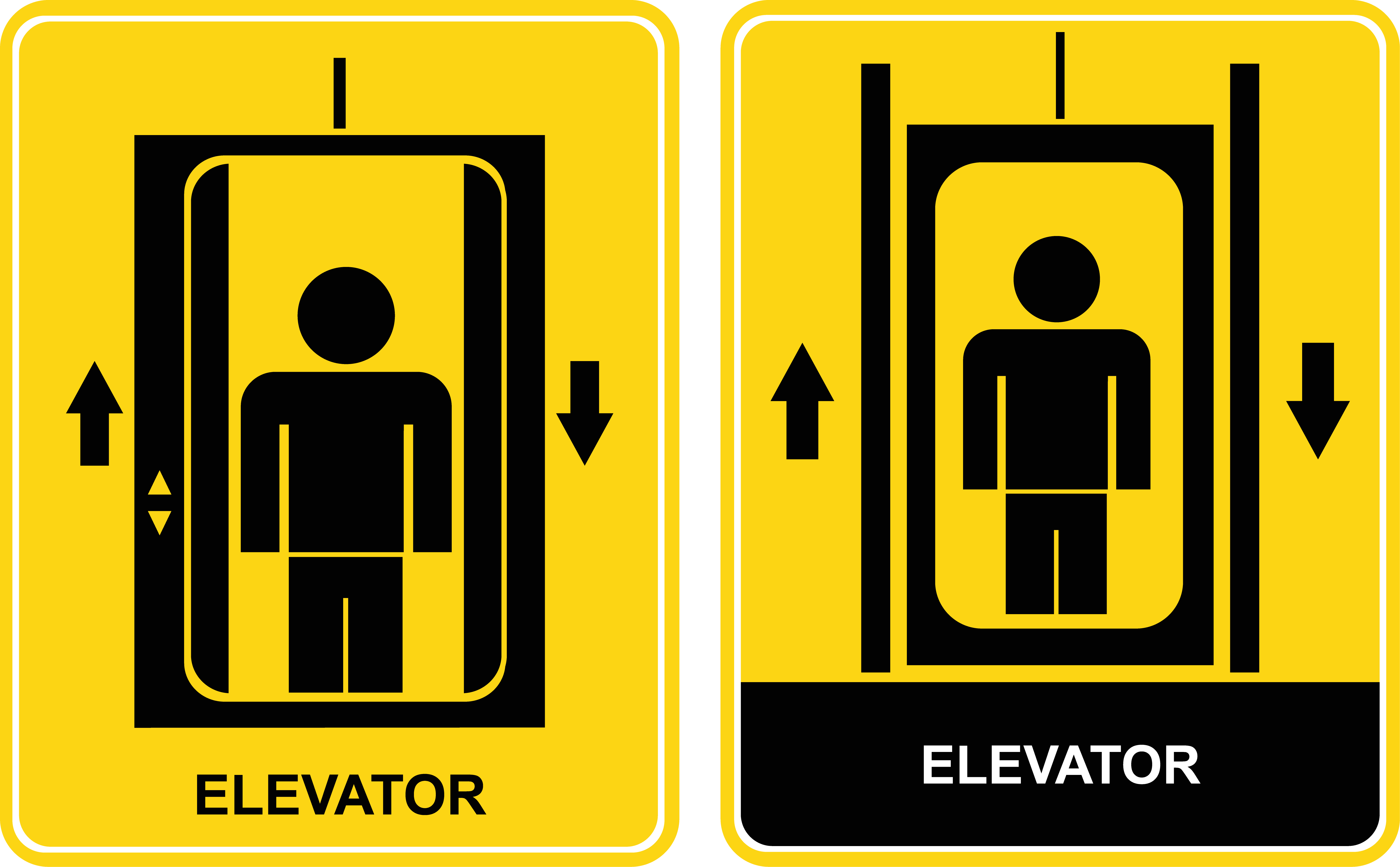 Elevator Floor Sign