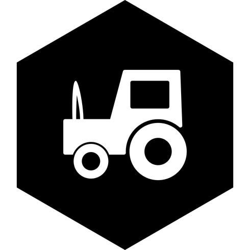  Tractor Icon Design vector