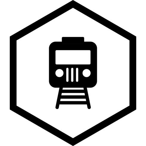 Diseño de iconos de trenes vector