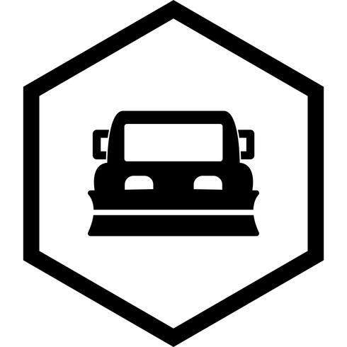 Snowplow Icon Design vector