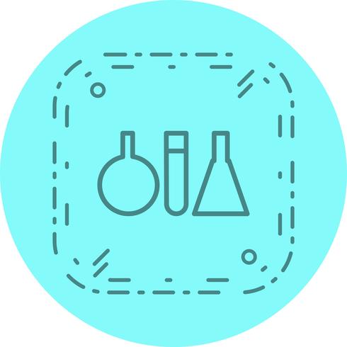 Test Tubes Icon Design vector