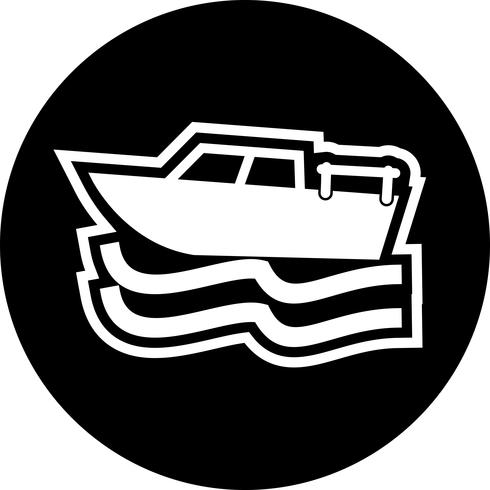 Diseño de icono de barco vector