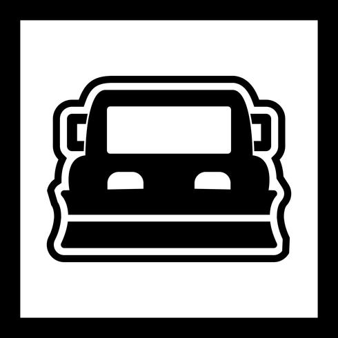 Snowplow Icon Design vector