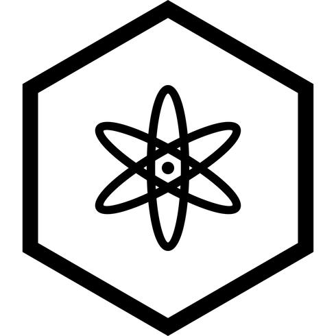 Atom Icon Design vector