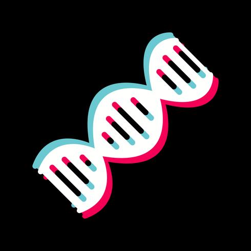 Diseño de icono de ADN vector