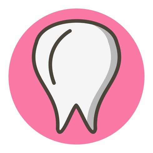 Diseño de icono de diente vector