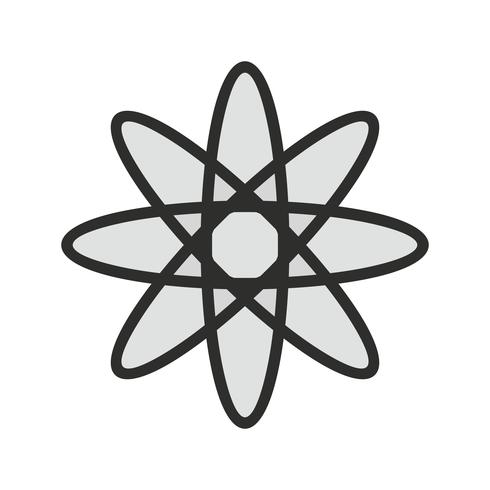 Atom Icon Design vector
