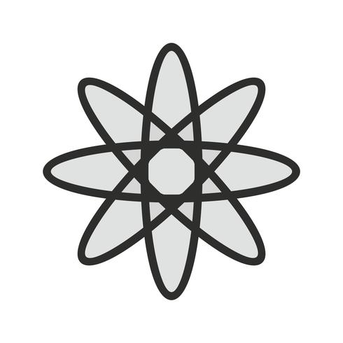 Atom Icon Design vector