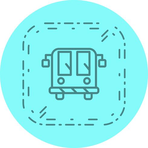 Airport Bus Icon Design vector