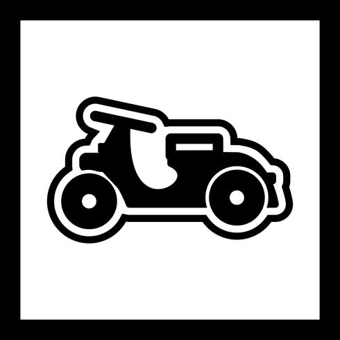 diseño de icono de vespa vector