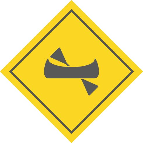 Canoe Icon Design vector