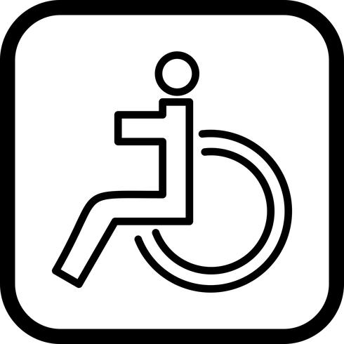  Handicapped Icon Design vector