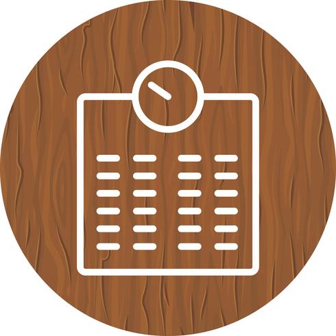 Weighting Machine Icon Design vector