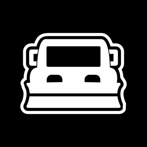 Snowplow Icon Design vector