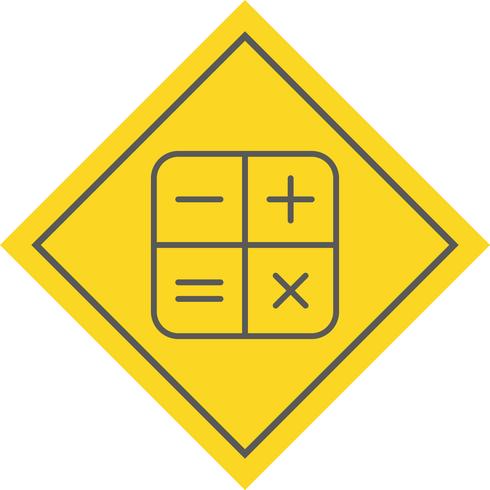 Diseño de iconos de calculadora vector