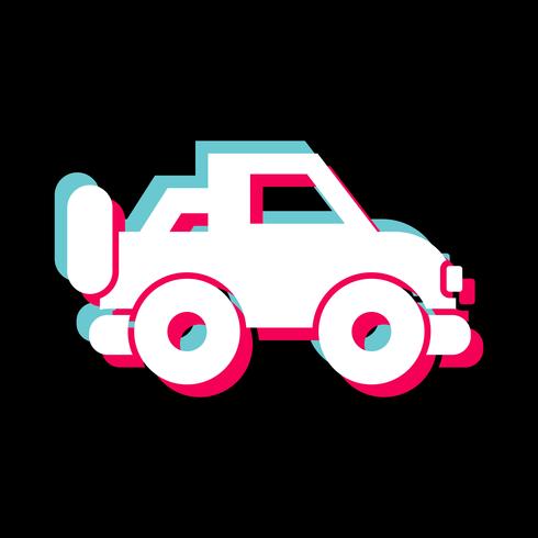 Jeep Icon Design vector