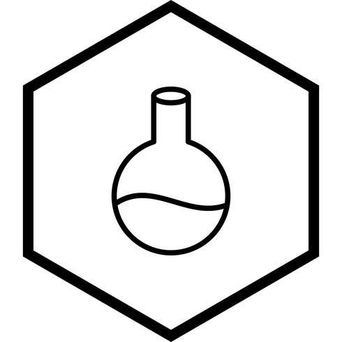 Flask Icon Design vector