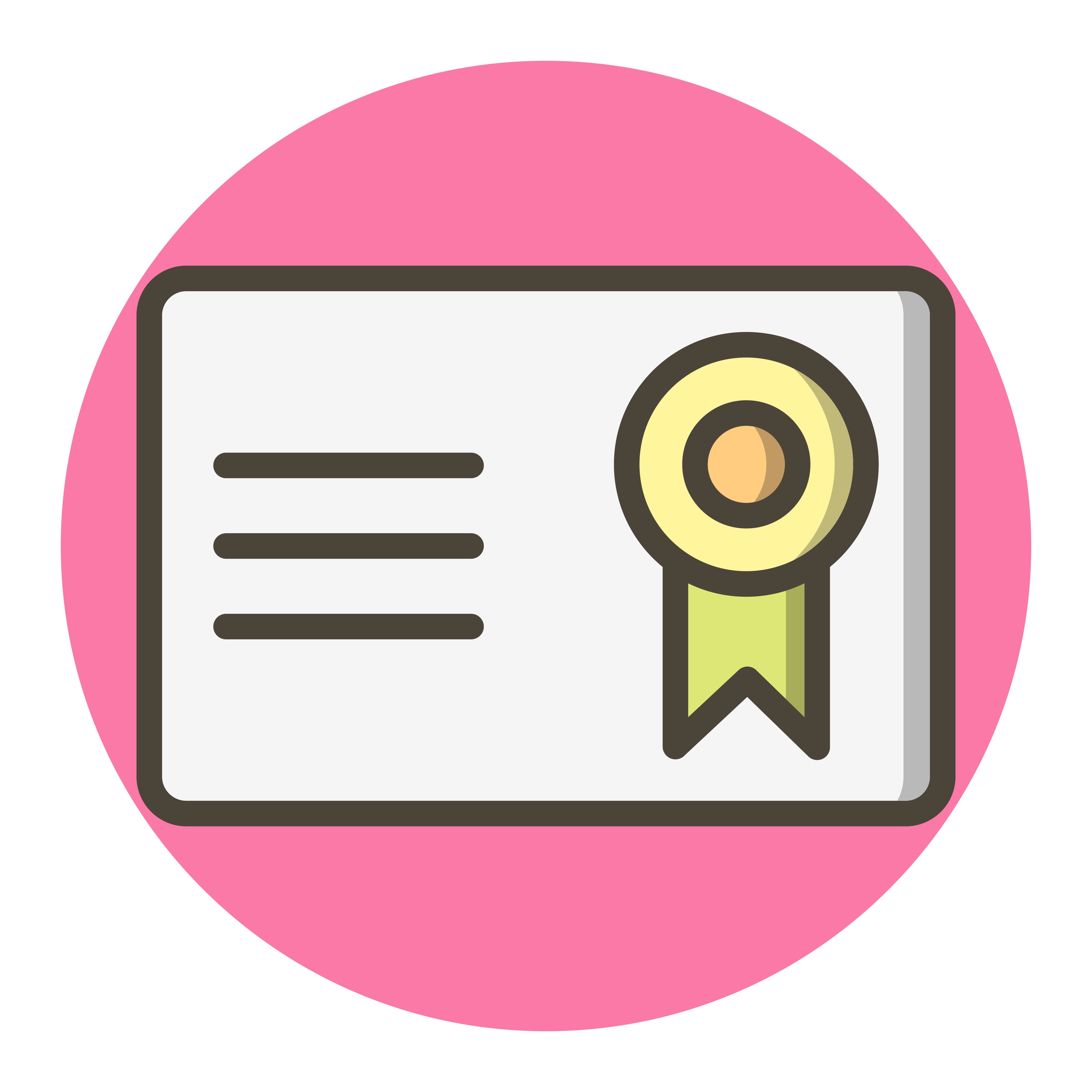 Download Certificate Icon Design 503599 - Download Free Vectors ...