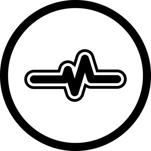 Pulse Rate Icon Design vector