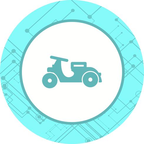 diseño de icono de vespa vector