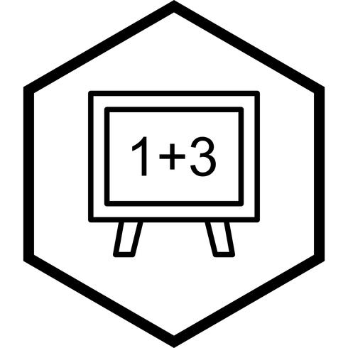 Mathematics Icon Design vector