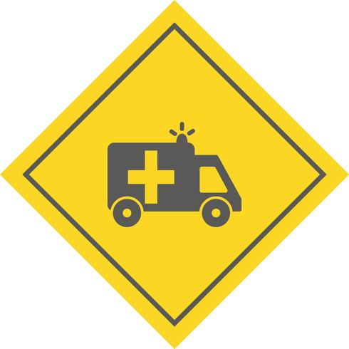 Ambulancia Icon Design vector