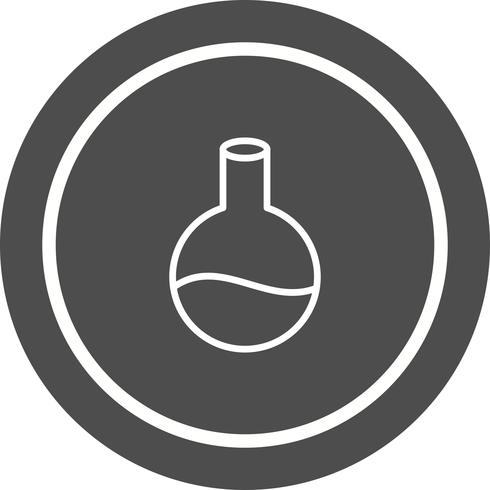 Flask Icon Design vector