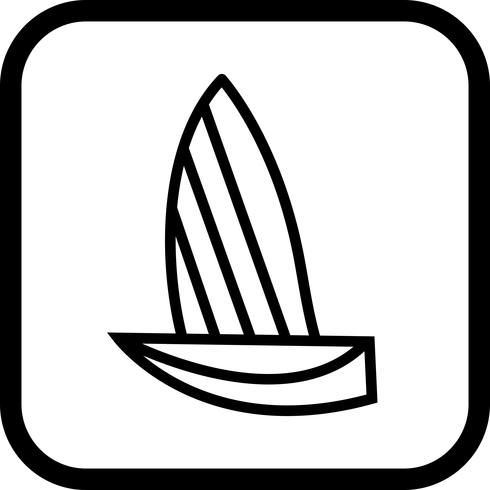 Yacht Icon Design vector