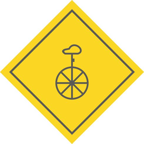 Unicycle Icon Design vector