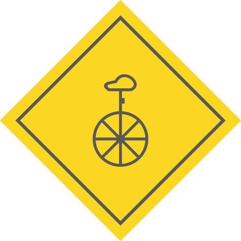 Unicycle Icon Design vector