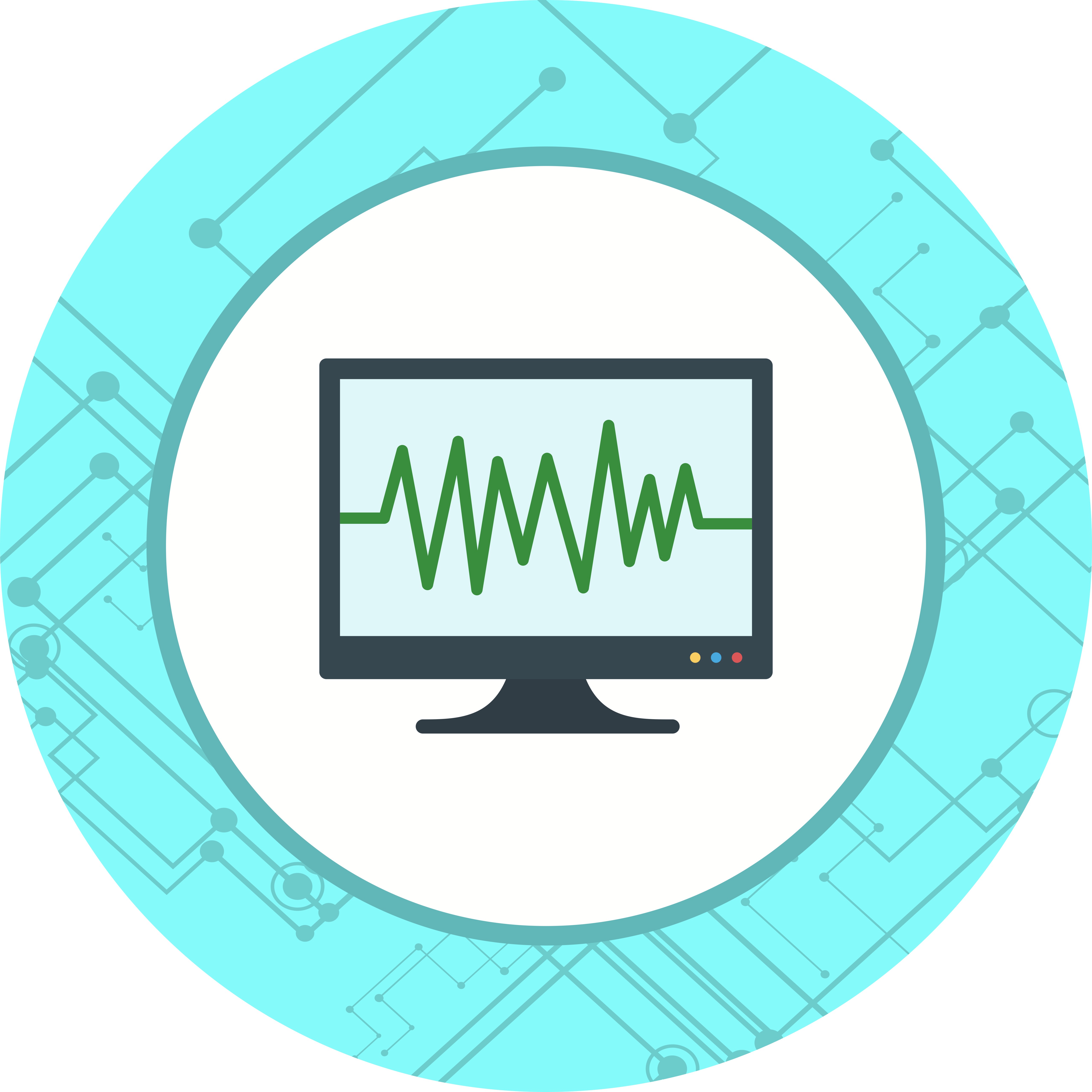ECG Icon Design 503847 Vector Art at Vecteezy