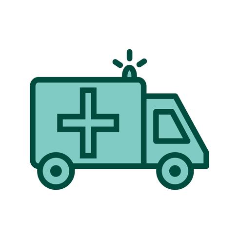 Ambulance Icon Design vector